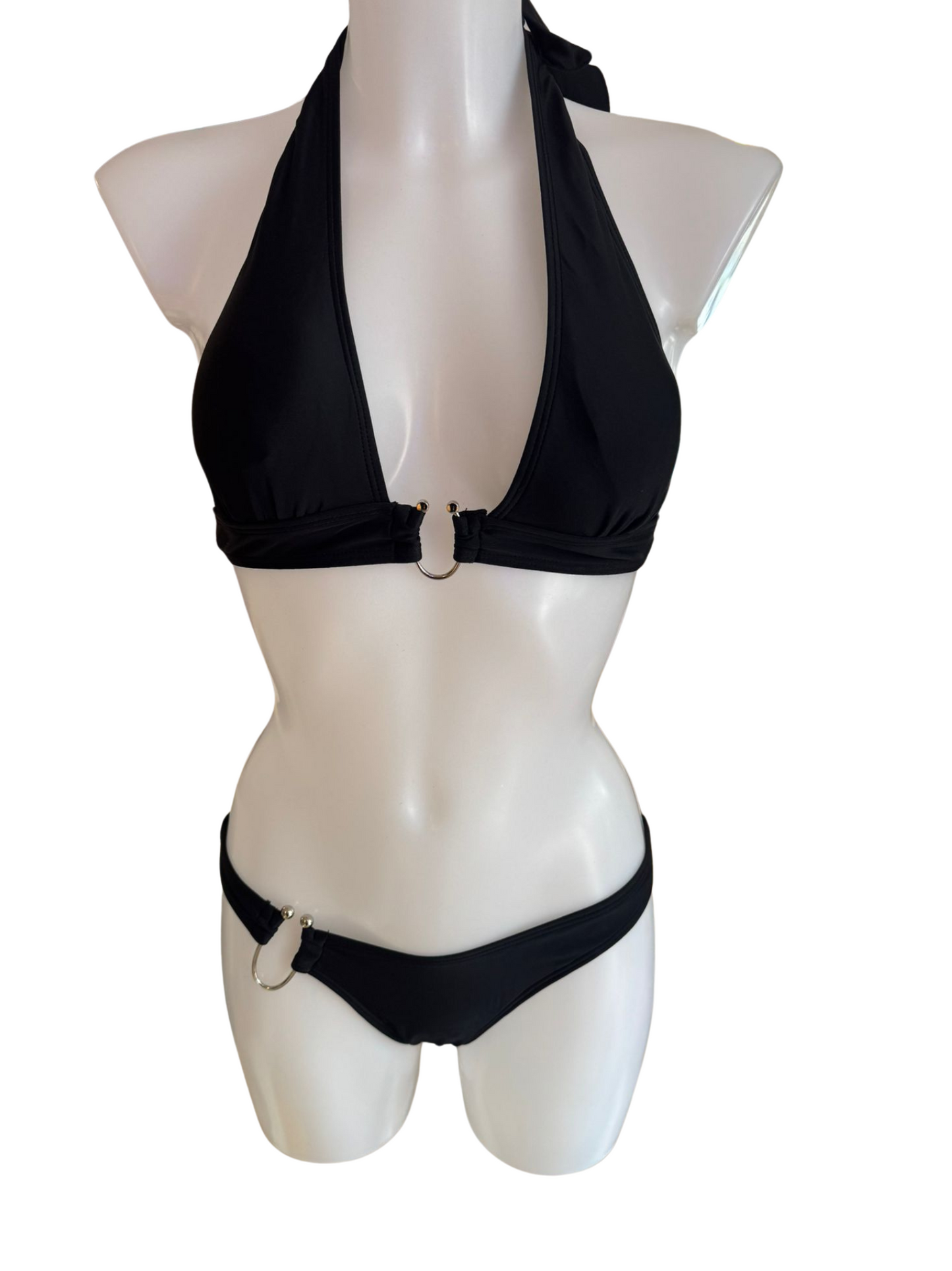 Halterneck Black Bikini