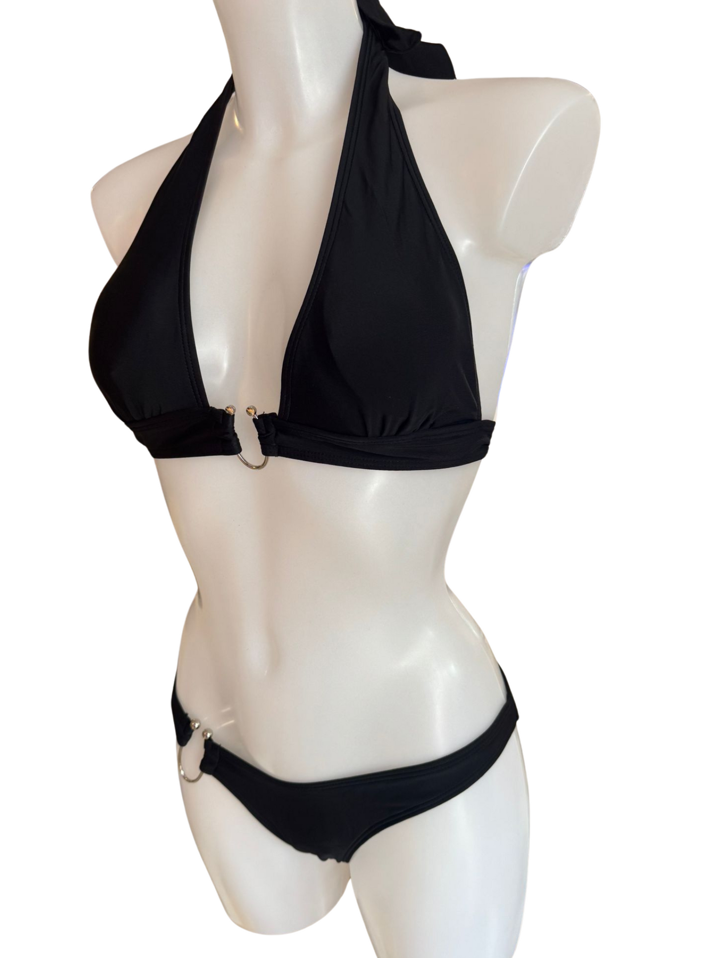 Halterneck Black Bikini