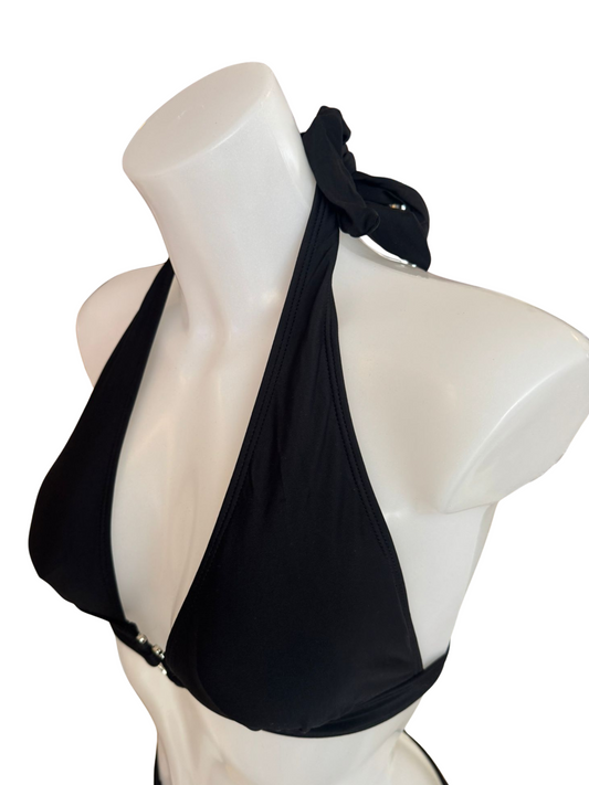 Halterneck Black Bikini