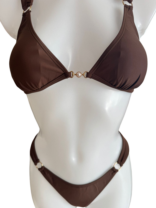 Brown Pearl Two Piece