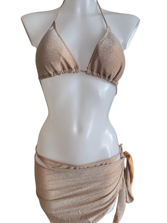 Nude Glitter 3 Piece Set