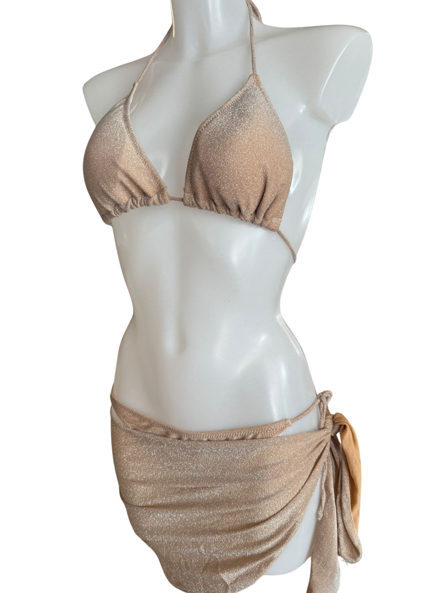 Nude Glitter 3 Piece Set