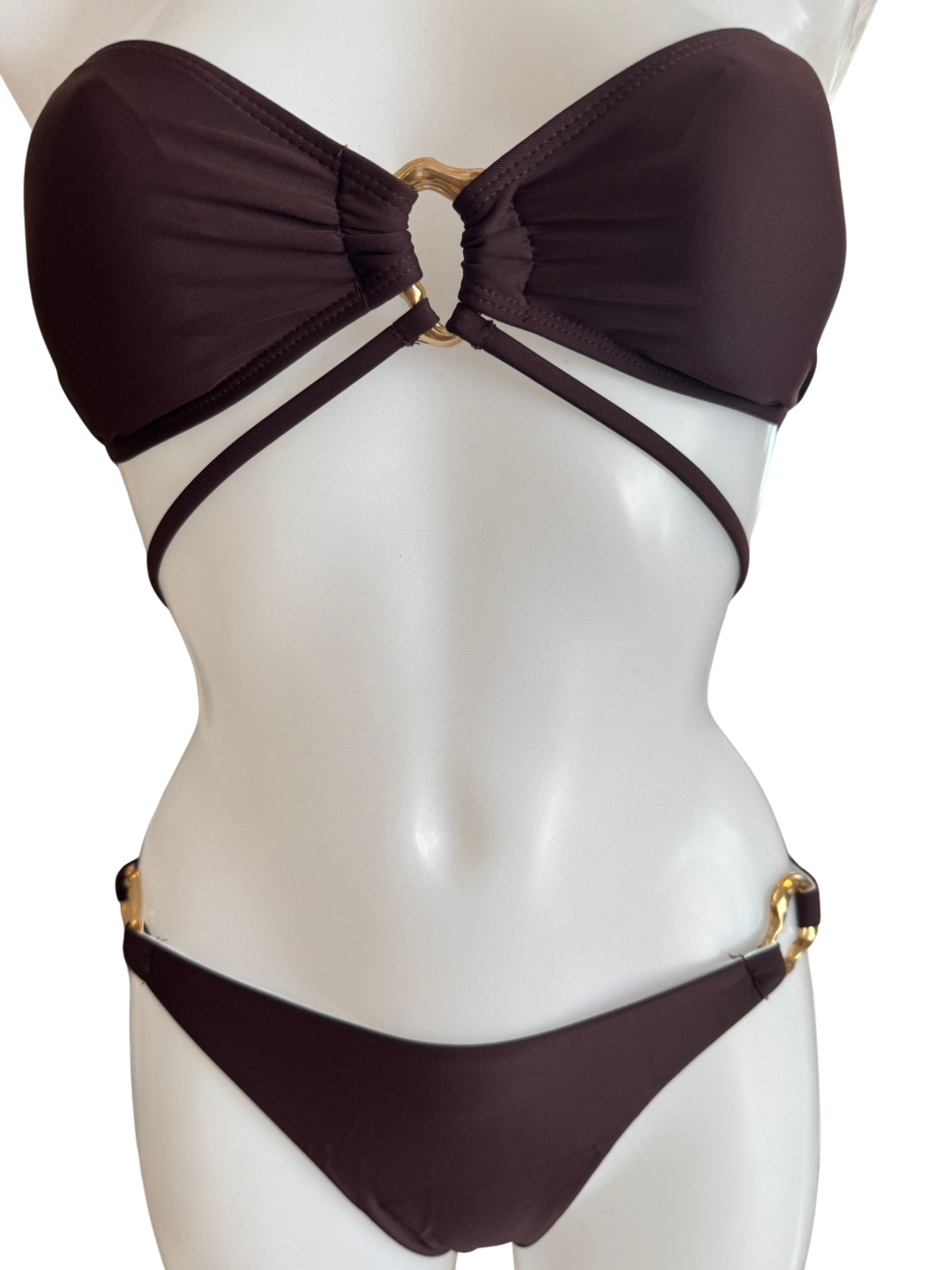 Burgundy Strapless 3 Piece Set