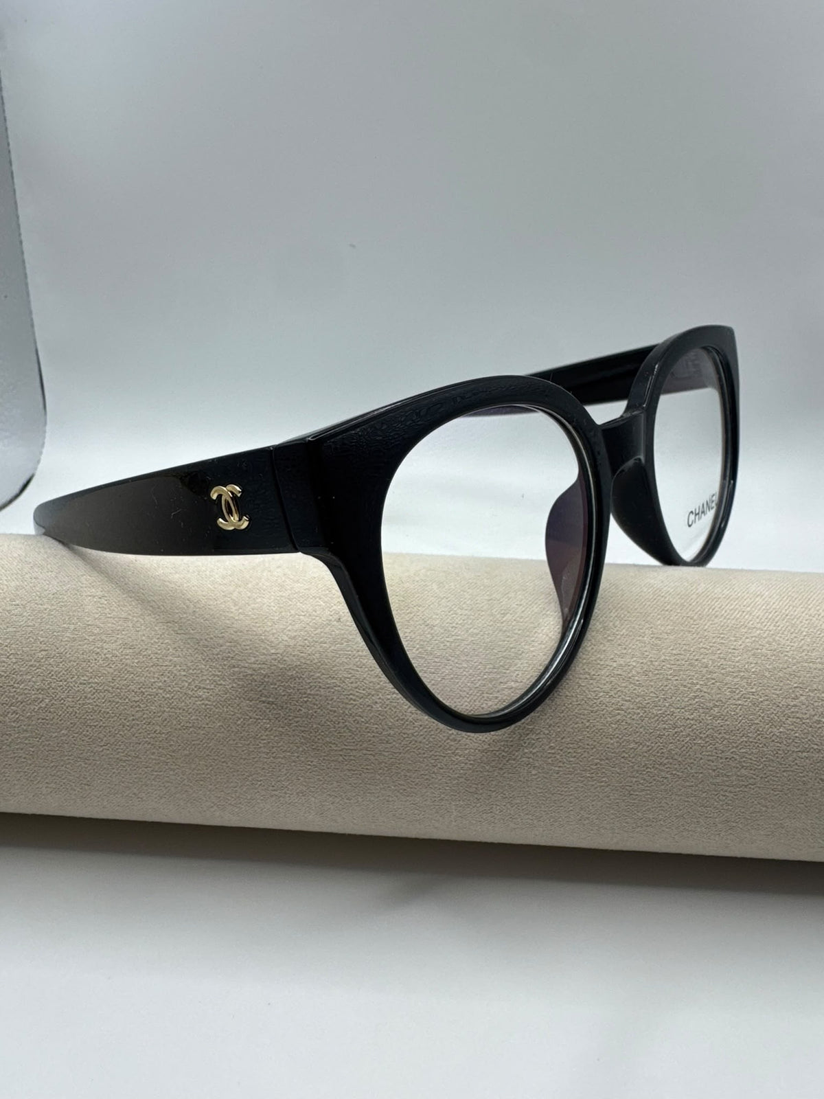 Black Clear Lense C Sunglasses
